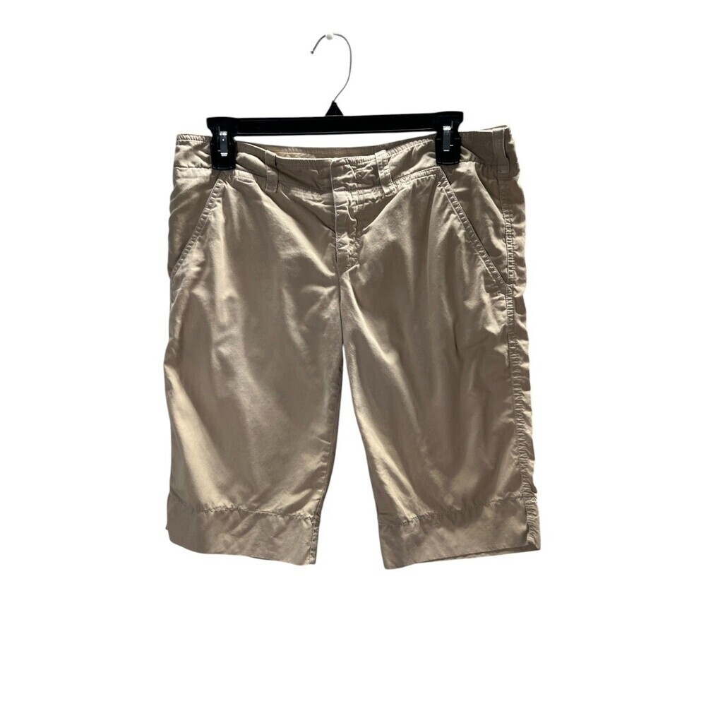 Vince Shorts Women's Size 6 Beige 100% Cotton